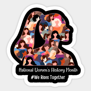 National Women's History Month Womens History Month 2024 Sticker